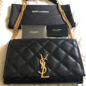 YSL Becky Chain wallet